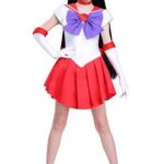 ＼ワンダフル 全品P5倍／Sailor Moon: Sailor Mars コスチューム for Women レディース コスプレ 衣装 女性 仮装 女性用 イベント パーティ 学芸会 ギフト プレゼント