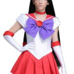 ＼ワンダフル 全品P5倍／Sailor Moon Sailor Mars ウィッグ | コスプレ 衣装 仮装 小道具 おもしろい イベント パーティ 発表会 デコレーション リボン アクセサリー メンズ レディース 子供 おしゃれ かわいい ギフト プレゼント